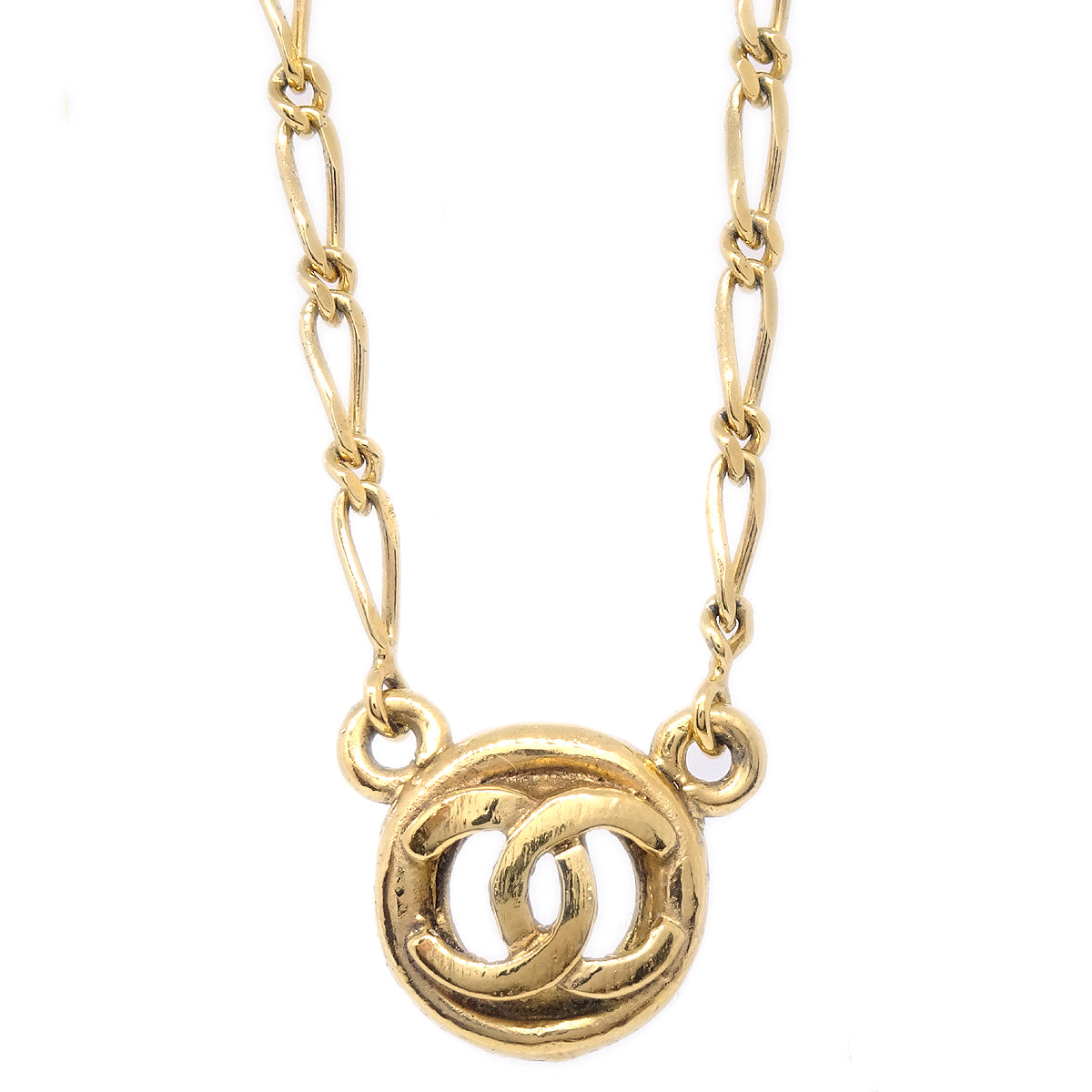 Chanel CC Medallion Chain Necklace