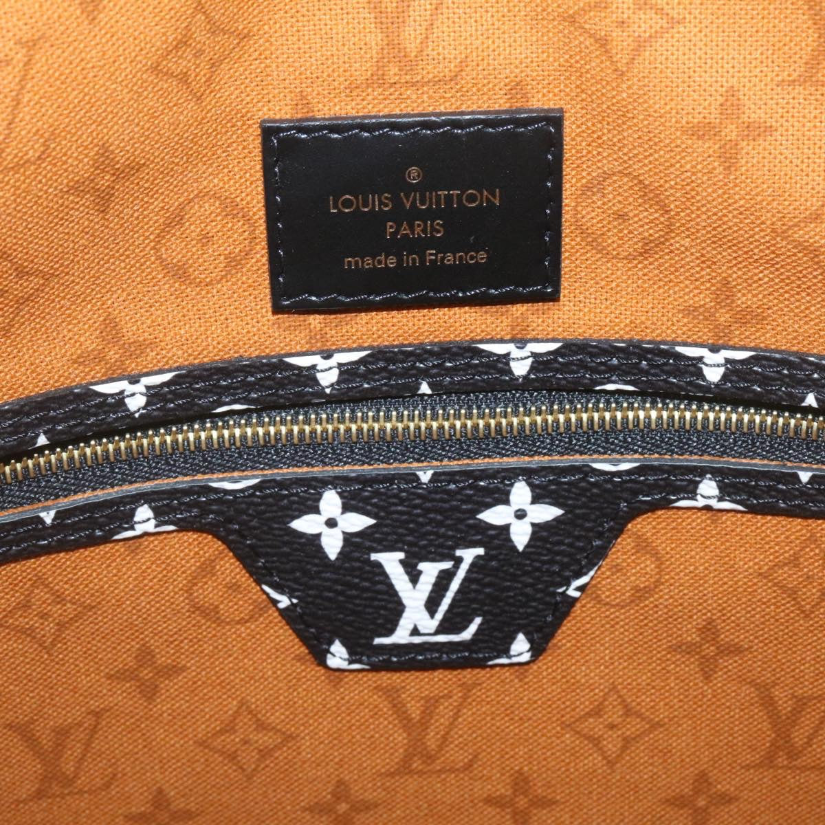 LOUIS VUITTON Tote Bag M56584 Neverfull MM Monogram Giant Orange Women Used