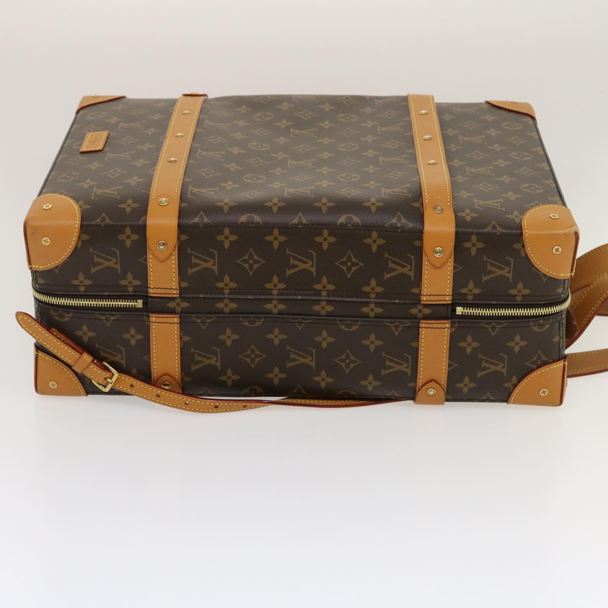 LOUIS VUITTON Monogram Soft Trunk Backpack MM Trunk M44749 LV Auth 29610A