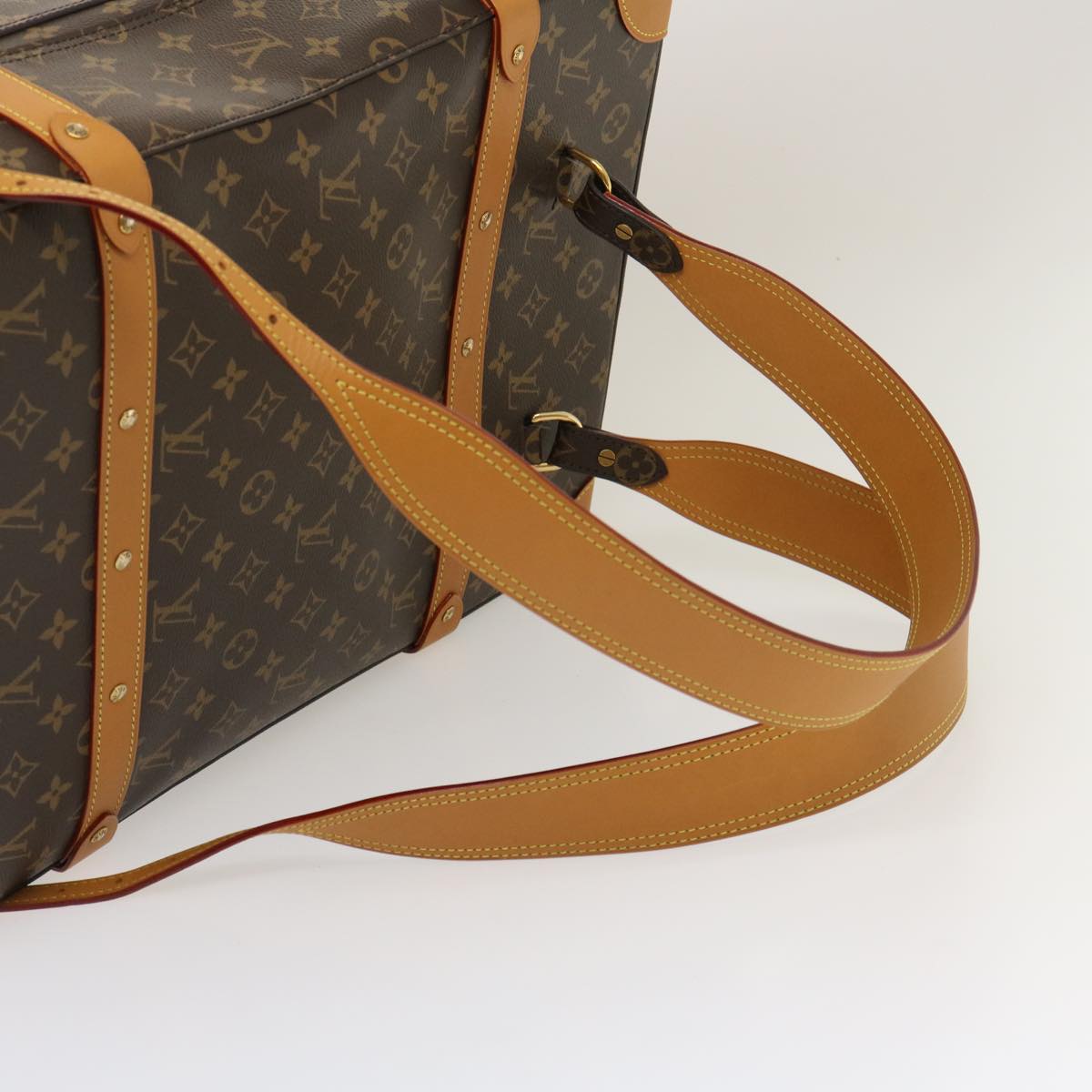 Handbags Louis Vuitton Louis Vuitton Monogram Soft Trunk Backpack mm Trunk M44749 LV Auth 29610a