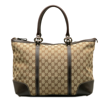 GUCCI GG Canvas Lovely Tote Bag