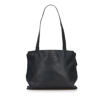 Chanel CC Leather Tote Bag