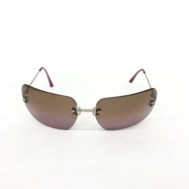 Chanel Brown Gradient Tint Crystal CC Sunglasses- 4017 - Yoogi's