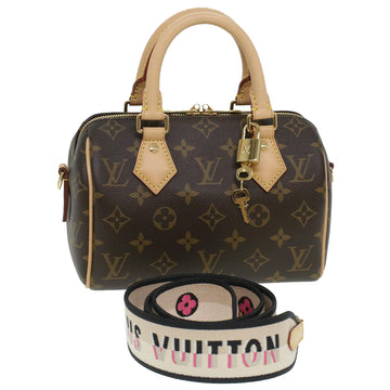 Handbags Louis Vuitton Louis Vuitton Monogram Speedy  PM Shoulder Bag White M42210 LV Auth 30478a