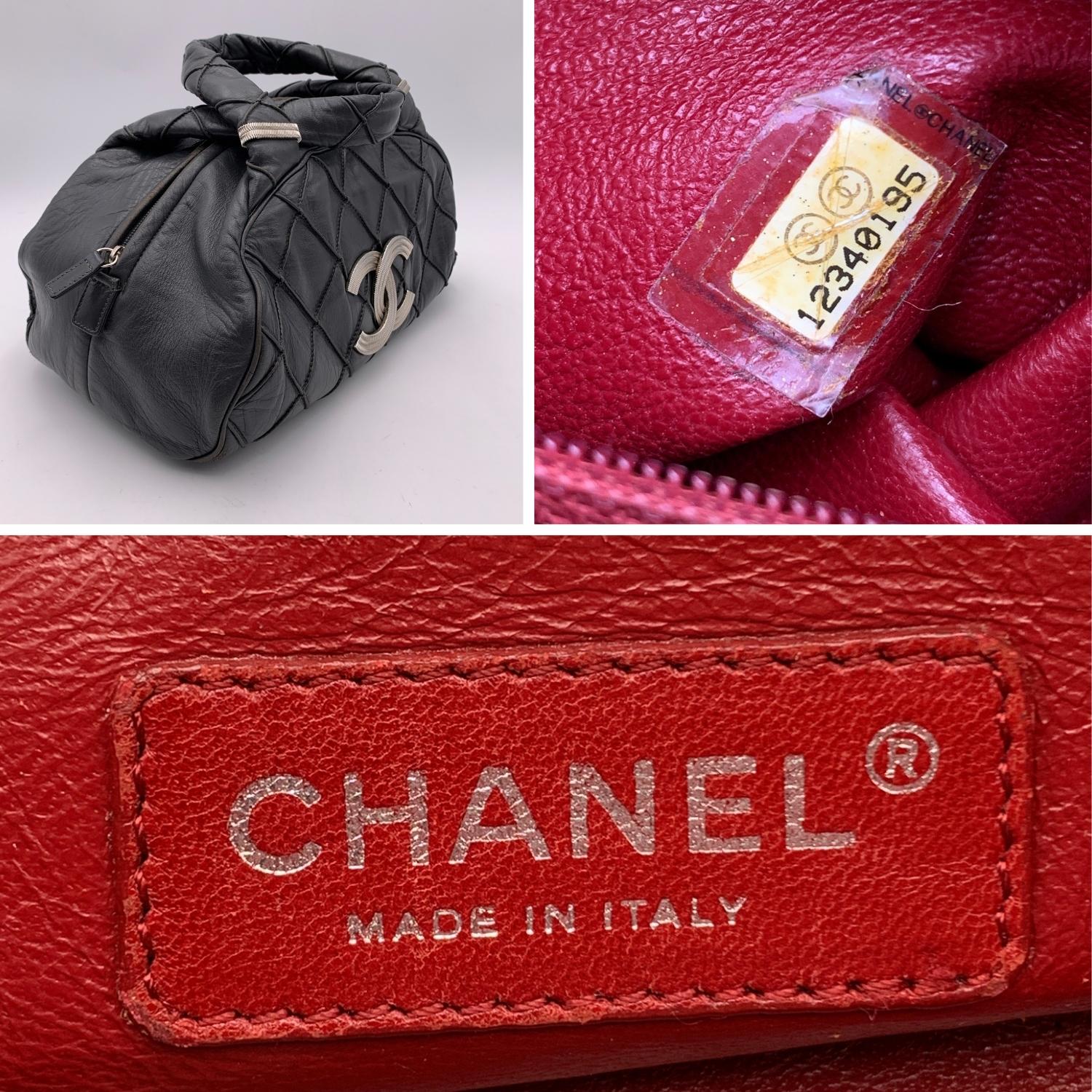 Chanel Black Patent Leather Bowling Bag ○ Labellov ○ Buy and Sell Authentic  Luxury