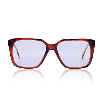 Aprilia Vintage Brown Grey Unisex Square 87 210 Eyeglasses 57/15 145Mm
