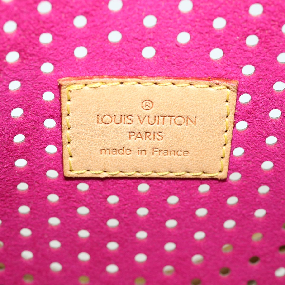 Louis Vuitton Monogram Perfo Speedy 30 Hand Bag M95180 Lv Auth 35537