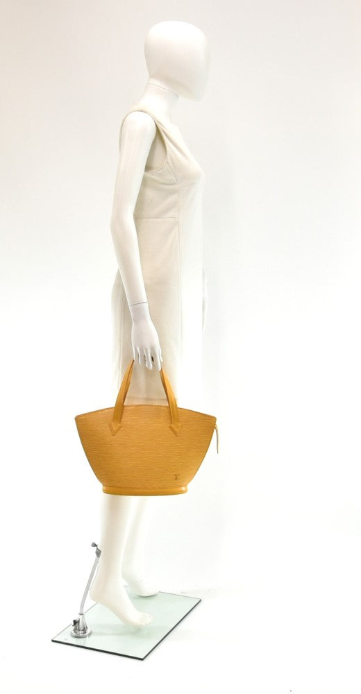 Louis Vuitton 100% Leather Solid Colored Yellow Vintage Epi Saint Jacques PM  Short Strap One Size - 64% off