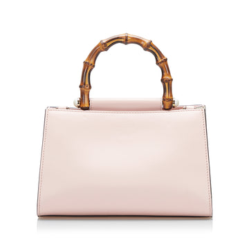 Gucci Small Bamboo Nymphaea Satchel