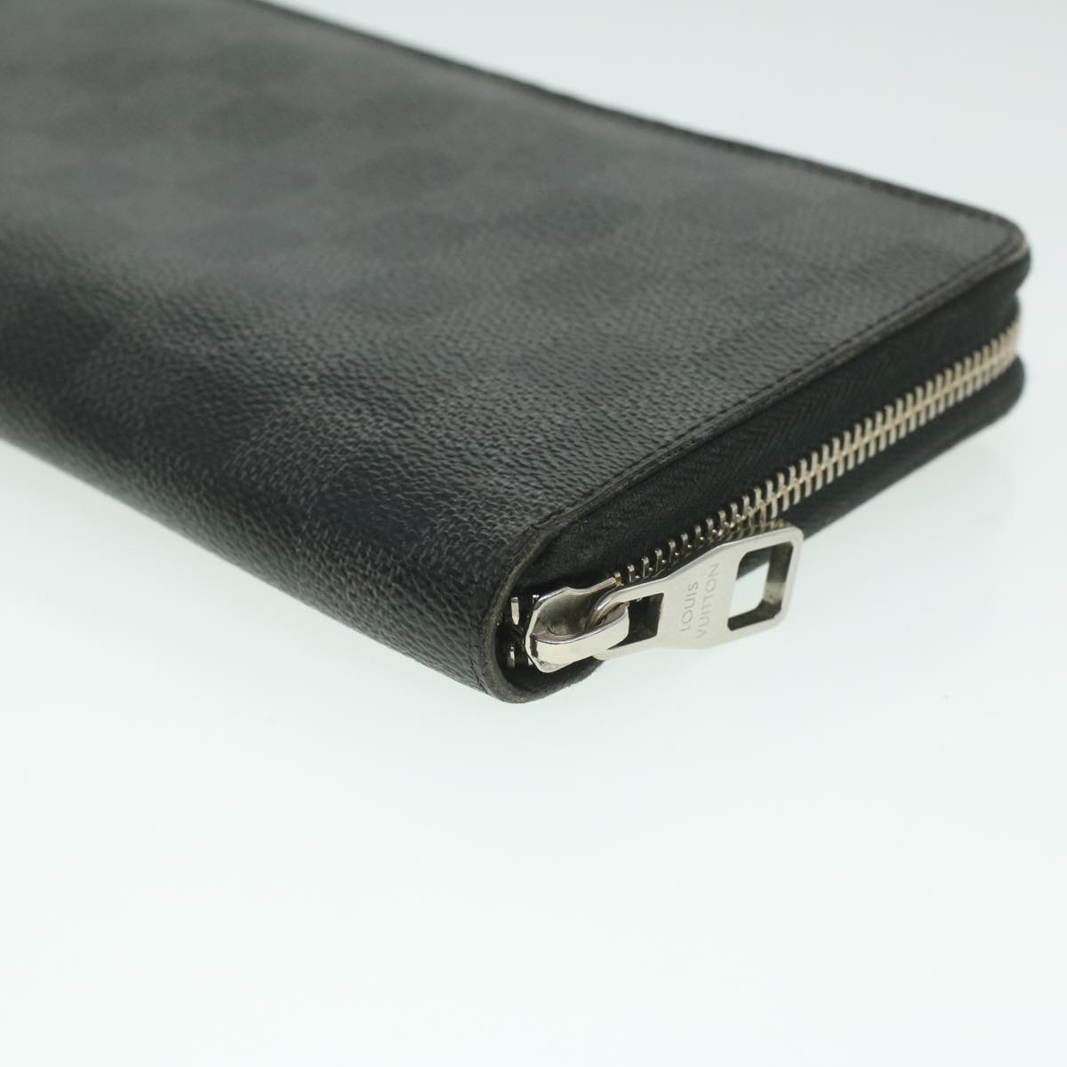 Louis Vuitton Damier Graphite ILLUSTRE Zippy Organizer Wallet N63002 Auth 37591