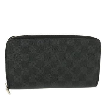 Louis Vuitton Pochette Jules Gm Damier Graphite Canvas Clutch Bag Handbag  Leathe
