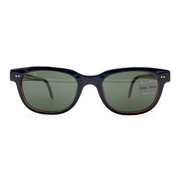 ARMANIGiorgio  Vintage Black Brown Sunglasses 376-S 227 140 Mm