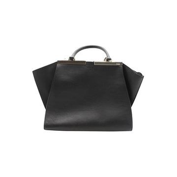 FENDI Black 3Jours Leather Handbag