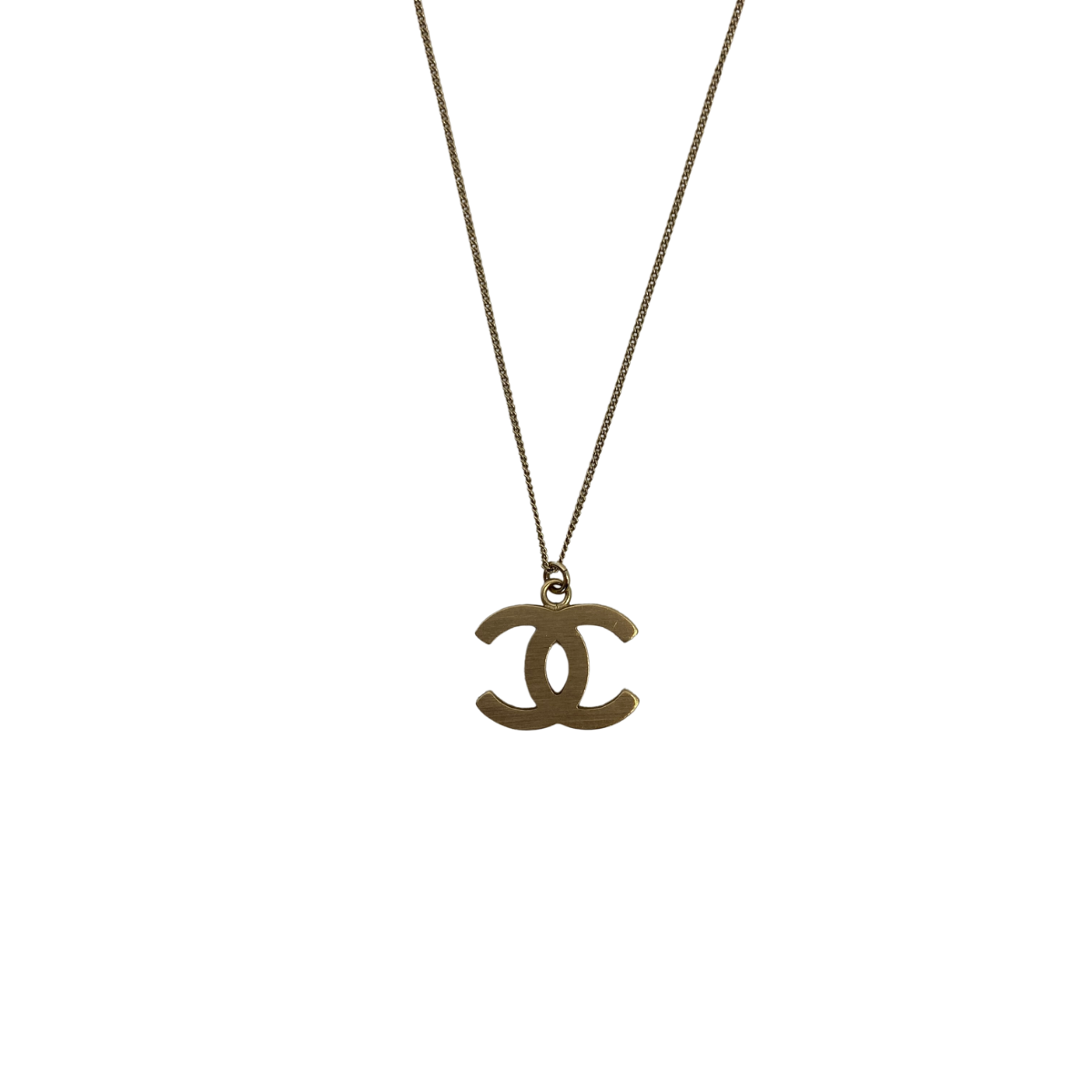 CHANEL CC Necklace Gold Plated