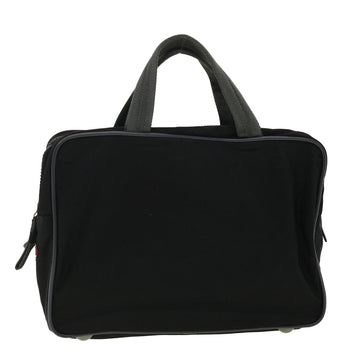 PRADA  Sports Hand Bag Nylon Black Auth 40165