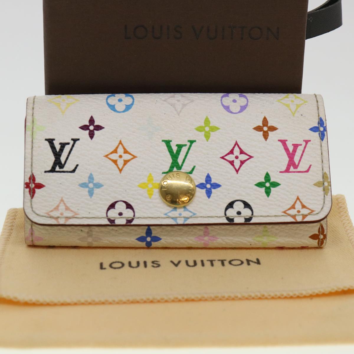 Louis Vuitton] Louis Vuitton Mullticle 4 M60043 Key Case Monogram