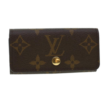 LOUIS VUITTON Louis Vuitton Porto Cle Cool Gradient Keychain M69016 Monogram  Verni Leather Pink Purple Red Gold Metal Keyring Bag Charm Heart