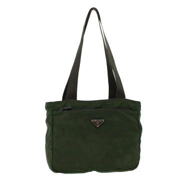 Soffiano' Green Khaki leather PRADA bag - VALOIS VINTAGE PARIS