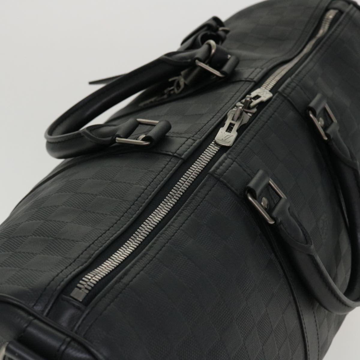 Louis Vuitton Damier Infini Black Keepall Bandouliere 45