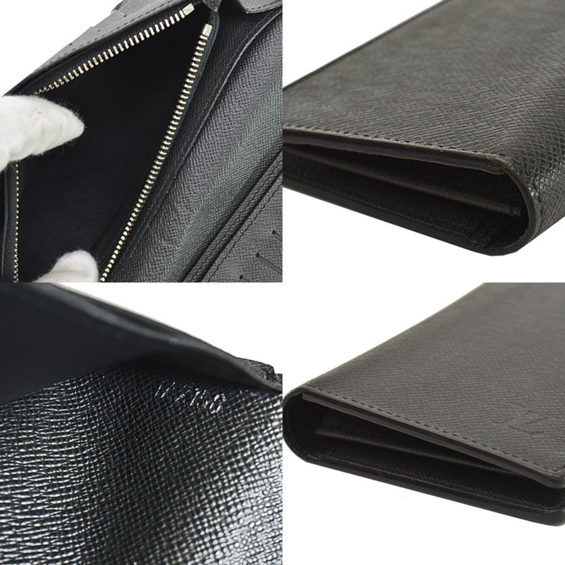 Louis Vuitton Black Epi Leather Porte Shekel Cult Credit Wallet