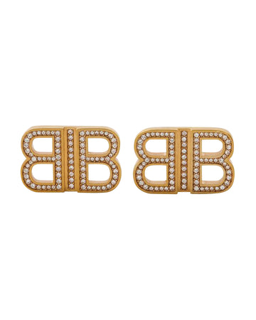 Balenciaga BB Logo Earrings