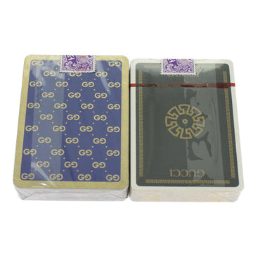 GUCCI Playing Cards Purple Black Auth 45015