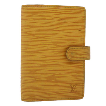 LOUIS VUITTON Epi Agenda PM Day Planner Cover Yellow R20059 LV Auth 45772