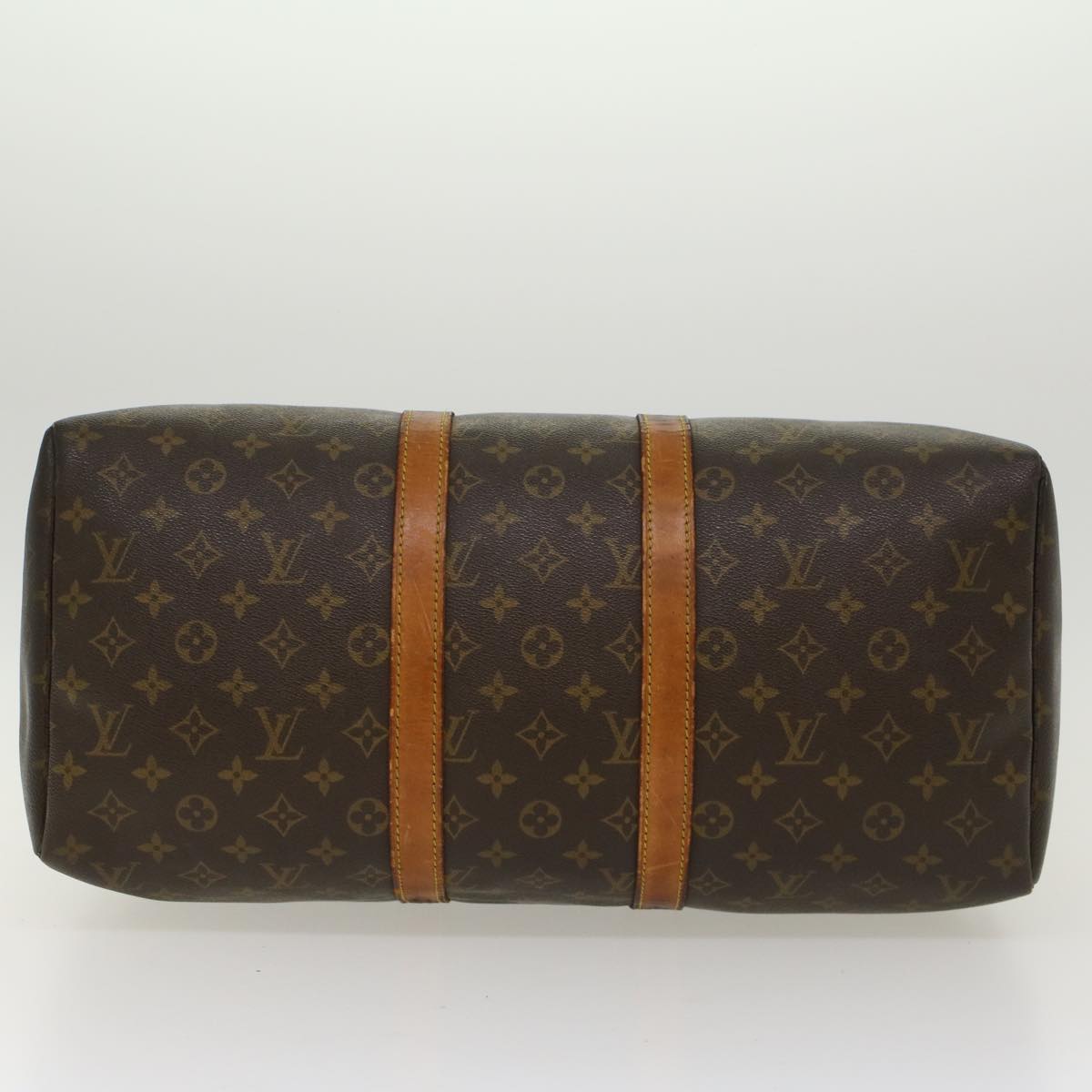 Handbags Louis Vuitton Louis Vuitton Monogram Keepall Bandouliere 45 Boston Bag M41418 LV Auth 47576a