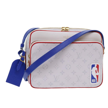 LOUIS VUITTON Monogram Nile PM Shoulder Bag NBA White M45583 LV Auth 47492A