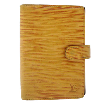 LOUIS VUITTON Epi Agenda PM Day Planner Cover Yellow R20059 LV Auth 48864