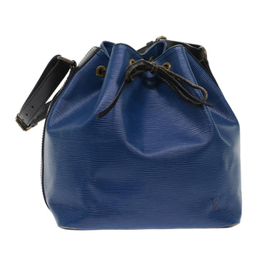 Louis Vuitton Vintage 1995 Blue Epi Leather Noe Bag For Sale at
