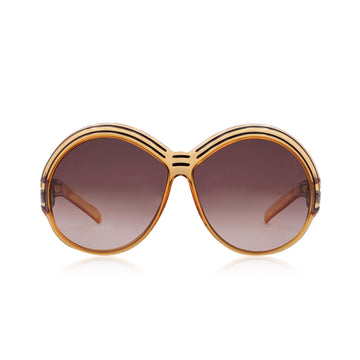 CHRISTIAN DIOR Vintage Mint Orange Oversize Sunglasses 2040 65-10 130 Mm