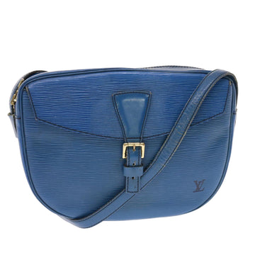 LOUIS VUITTON Epi June Feuille Shoulder Bag Blue M52155 LV Auth 50101