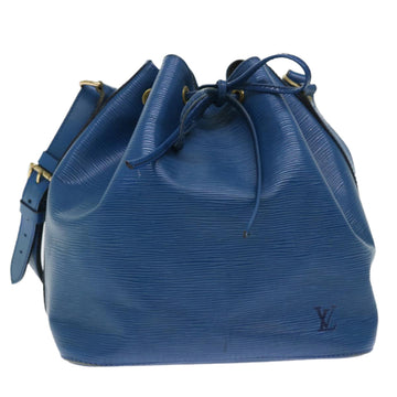LOUIS VUITTON Epi Petit Noe Shoulder Bag Blue M44105 LV Auth 50935