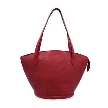 LOUIS VUITTON Vintage Red Epi Leather Saint Jacques Gm Tote Bag