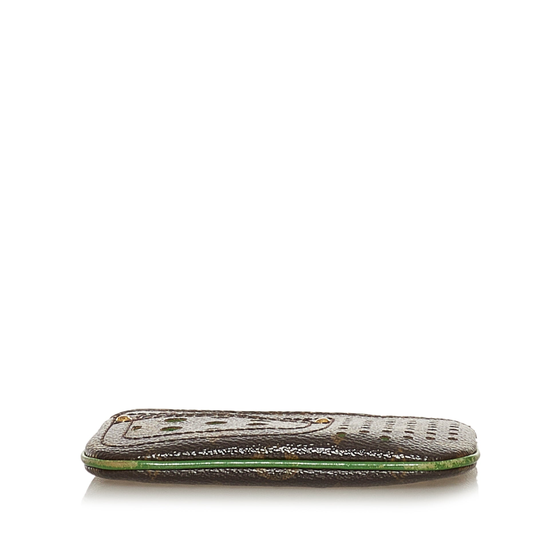 Louis Vuitton Monogram Perforated Pochette Cles Coin Pouch! (CMP086819)