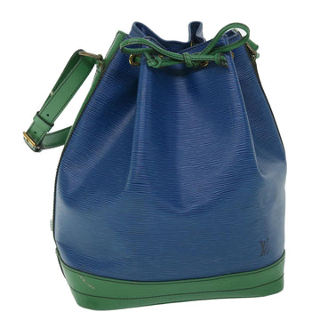 LOUIS VUITTON Epi Tricolor Noe Shoulder Bag Green Blue M44044 LV Auth 53560