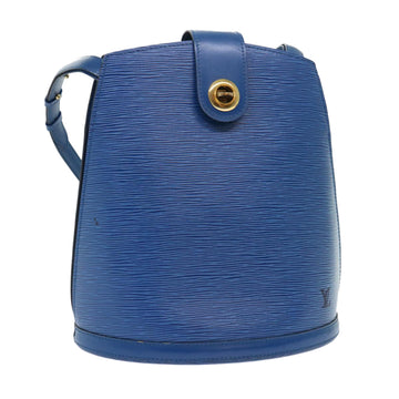 LOUIS VUITTON Epi Cluny Shoulder Bag Blue M52255 LV Auth 53959