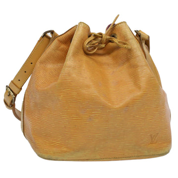 LOUIS VUITTON Epi Petit Noe Shoulder Bag Tassili Yellow M44109 LV Auth 53985