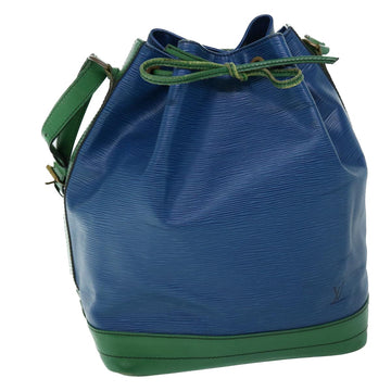 LOUIS VUITTON Epi Tricolor Noe Shoulder Bag Green Blue M44044 LV Auth 53987