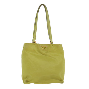 PRADA Tote Bag Nylon Green Auth 54551