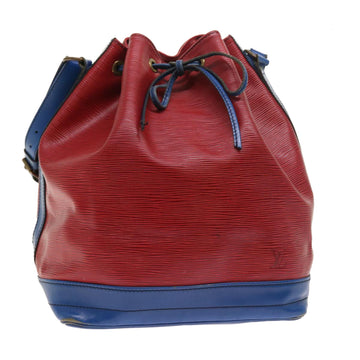LOUIS VUITTON Epi Noe Shoulder Bag Bicolor Red Blue M44084 LV Auth 54645