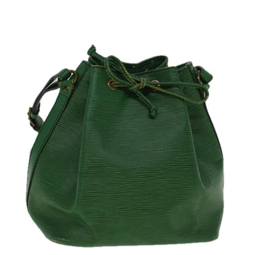 LOUIS VUITTON Epi Petit Noe Shoulder Bag Green M44104 LV Auth 58465