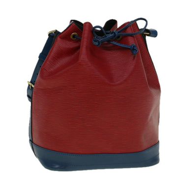 LOUIS VUITTON Epi Noe Shoulder Bag Bicolor Red Blue M44084 LV Auth 58724
