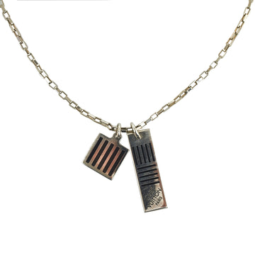 Louis Vuitton x Nigo Squared Strass Necklace Silver in Silver Metal with  Silver-tone - US