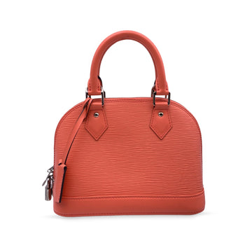 LOUIS VUITTON Poppy Epi Leather Alma Bb Bag Handbag With Strap