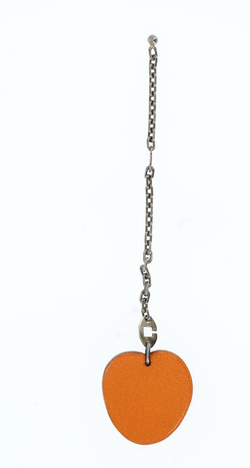 Hermes Orange Apple Hanging Chain