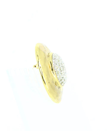 Yves Saint Laurent Gold brooch