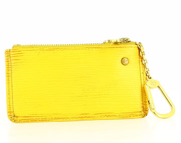 Louis Vuitton Yellow epi key holder