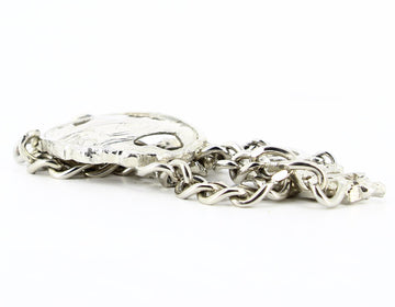 Christian Lacroix silver metal bracelet